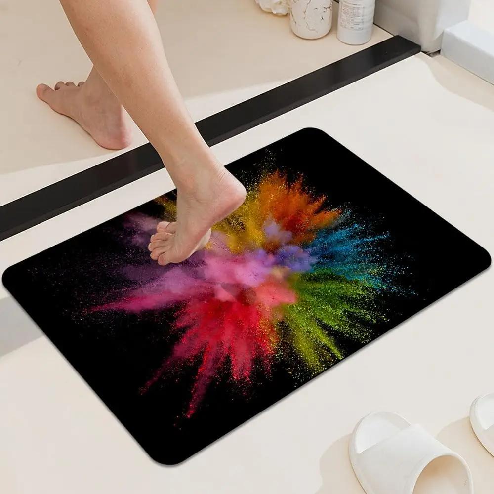 Bohemia Mandala Flower Living Room Carpet Boho Floral Area Rug Corridor Steps Non-slip Floor Mat Home Bedroom Bedside Mats