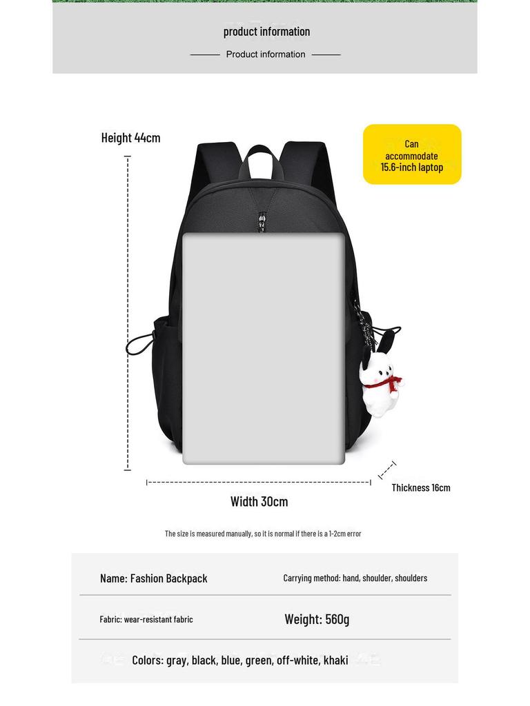 Large Capacity Lightweight Unisex Travel Backpack for Students