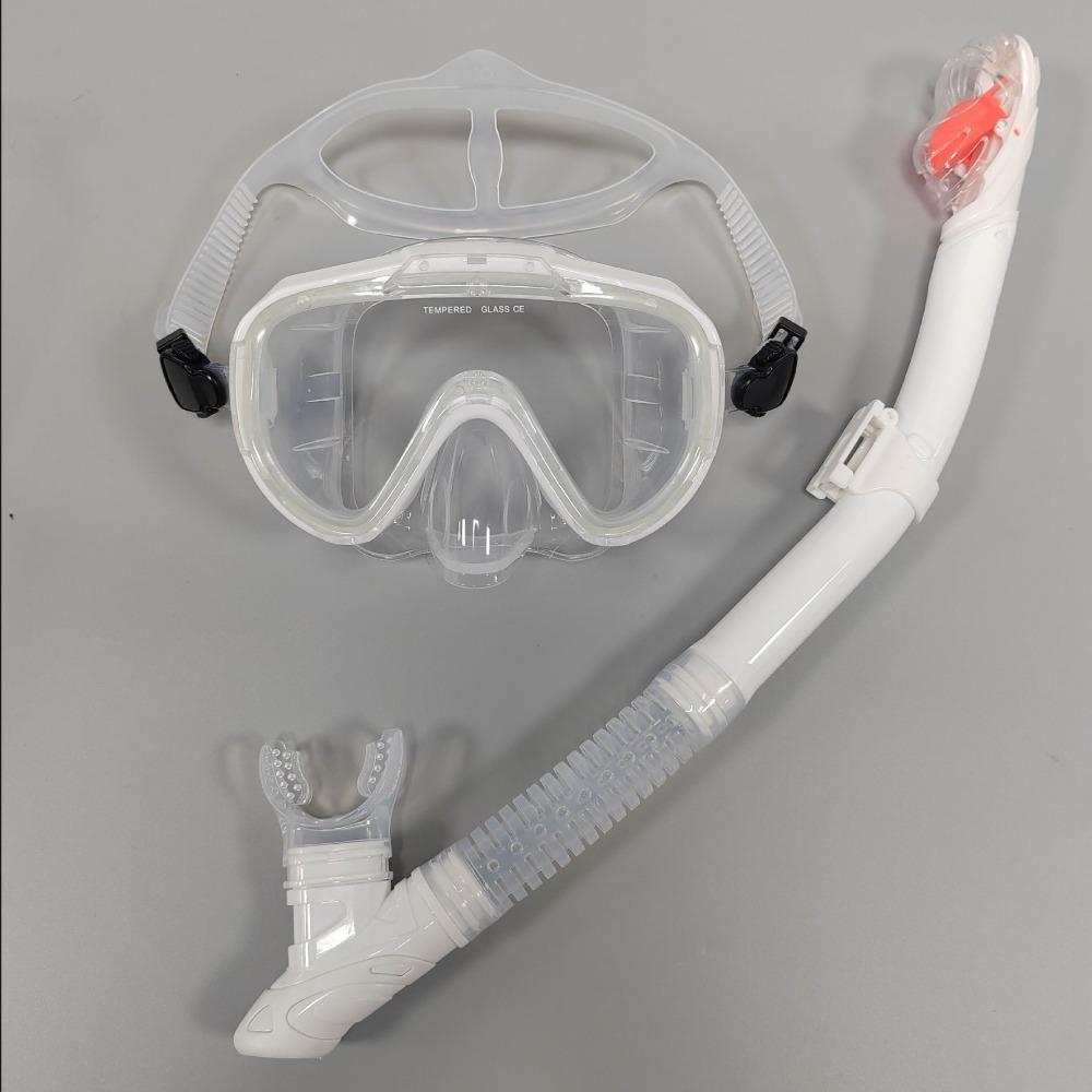 Diving goggles snorkel set for men and women