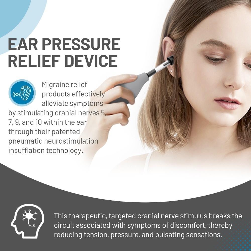 Reduce Tension Ear Pressure Tool Silicone Relief Suction Device Inner Ear Pressure Tool Airplane