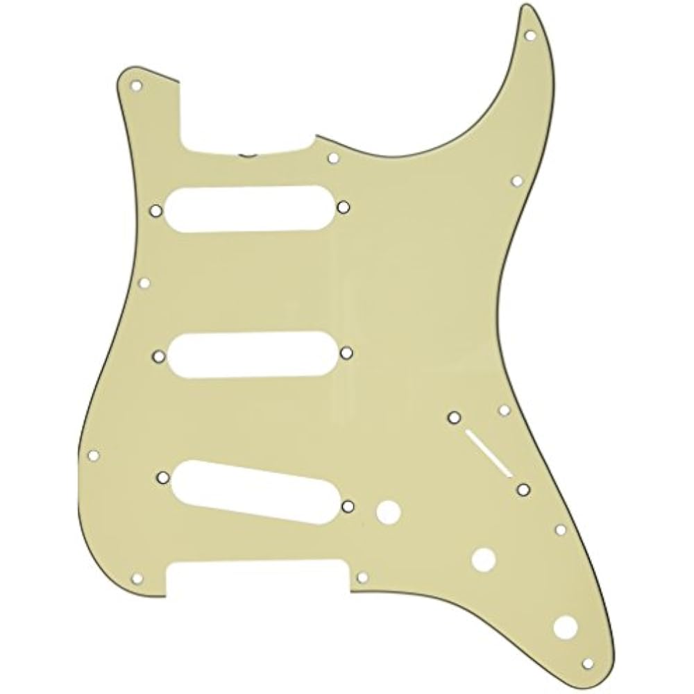 Fender Pickguard 11-HOLE '60S VINTAGE-STYLE STRATOCASTER® S/S/S PICKGUARD, MINT GREEN