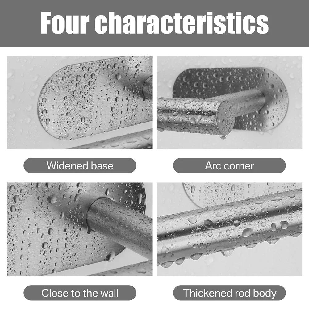 Black Gold Toilet Paper Holder Premium Thicken SUS304 Rustproof for Bathroom Decor Tissue Rack Wall Mount Kitchen Towel Storage