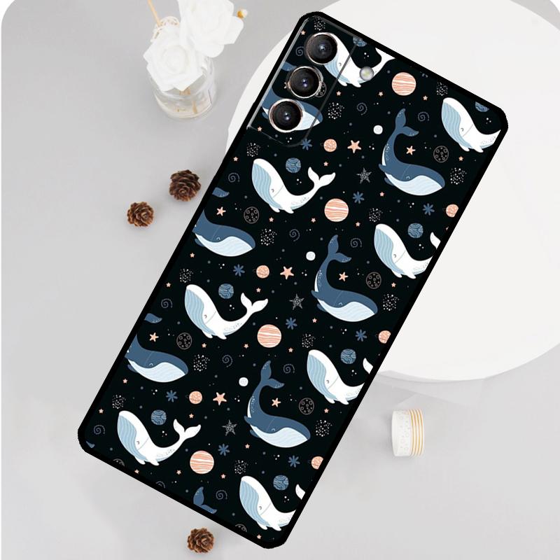 

Baby Whale Phone Case For Samsung Galaxy S24 S26 Ultra S20 S21 S22 S23 S25 Plus S10 S25 FE Funda Cover Galaxy S24 FE