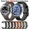 Leather Watch Band for Huawei Watch Ultimate 2 / 1 Breathable Soft 22mm Watchband Fit for Huawei Watch GT6 GT6Pro GT5/4/3/2 46mm