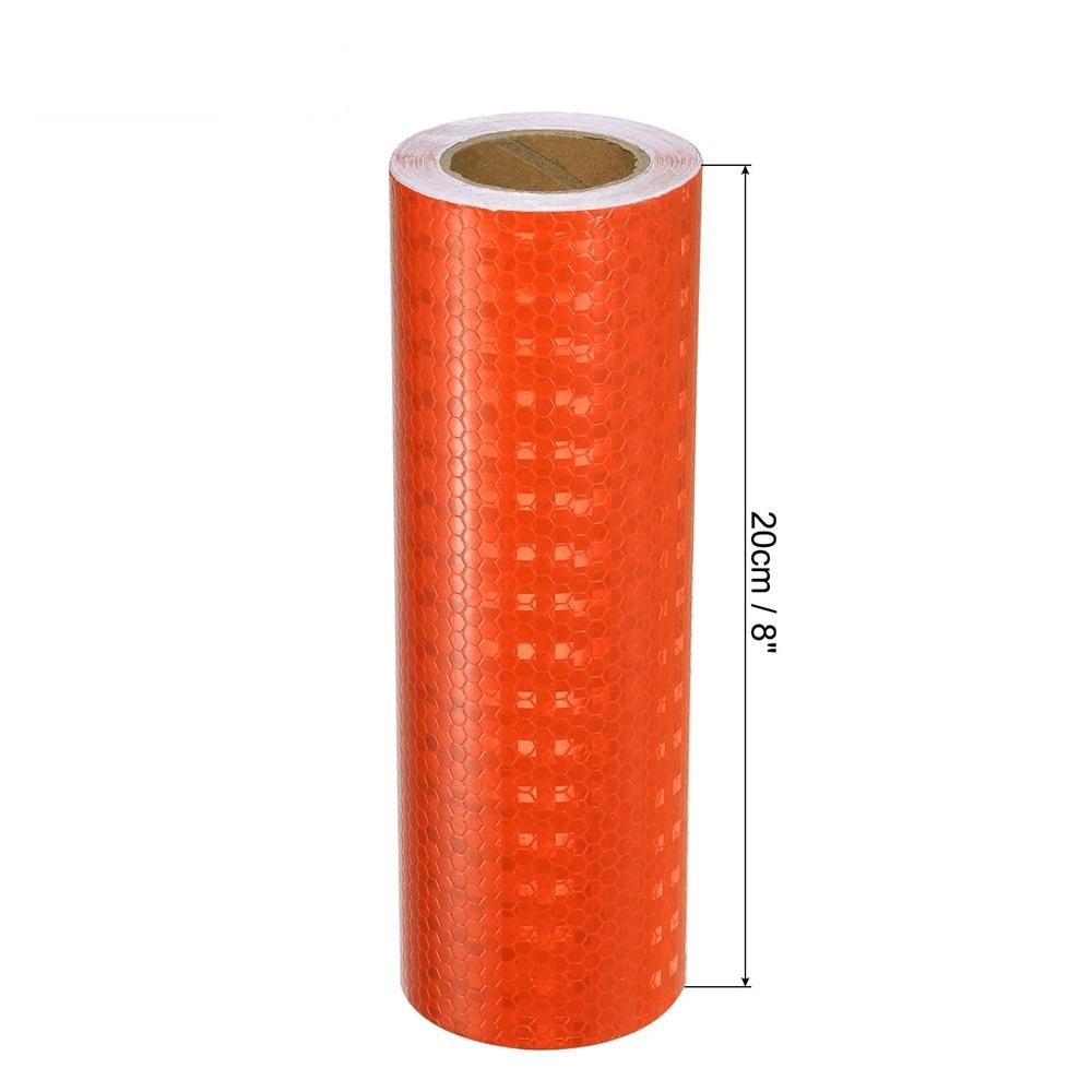 20cm*5M Shiny Red Reflective Tape Safety Warning Decoration Sticker Reflect Protective Tape Strip Motorcycle Reflectors Stickers