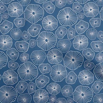 Georgette Viscose Blue Fabric Abstracts Sewing Craft Projects Fabric Prints By Yard 42 Inch