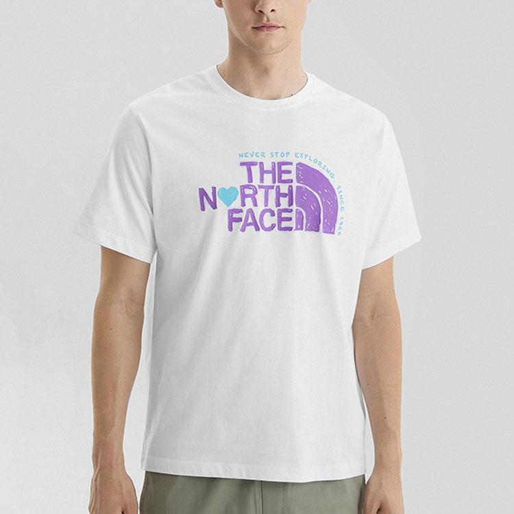 The North Face Heart SS22 T Shirt Unisex White NF0A7WDX-FN4