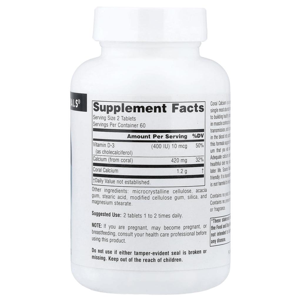 Coral Calcium, 120 Tablets