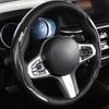 For Jeep Car Steering Wheel Cover Carbon Fibre Sports Styling Accessories For Jeep Grand Cherokee Wrangler JK Gladiator Compa