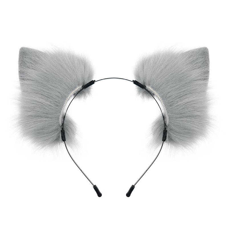 Halloween Nieuw Anime Hoofddeksel Handgemaakt Verstelbaar Simulatie Wolfsoor Haarband Voor Festival Prom Cosplay Kostuum Met Common use