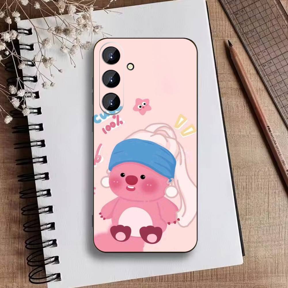 Süße Cartoon K-loopy Handyhülle Für Samsung Galaxy A73,A21s,A22,A31,A52,A53,A71,A41 Weiche Schwarze Hülle