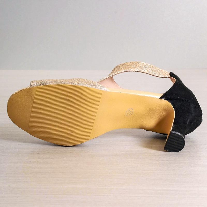 Sandale damă cu vârful deschis, sandale de damă cu toc mediu și fermoar, culori mixte, la modă, 2024