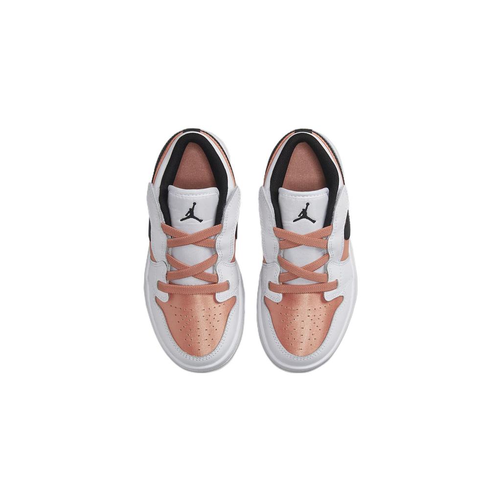 New Jordan Air Jordan 1 Low ALT Low Top Children's Basketball Shoes White Pink Black Children Aged 3 7 Years Old DM8966-801