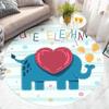 Cartoon Dinosaur Round Carpet Lovely Animal Circle Rug Kids Playroom Bedroom Living Room Balcony Floor Mat Home Decor Doormat