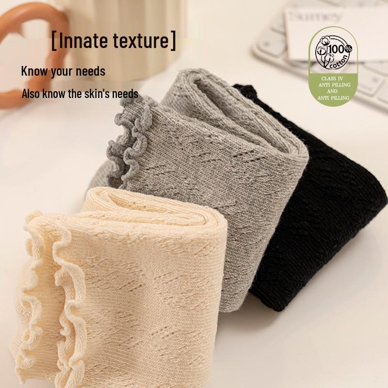 

Lace Mesh Socks for Women - Summer Thin, Mid-Tube Style, 2 Pairs.