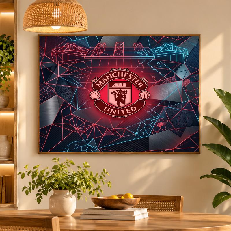 5D Diamond Painting Manchester United DIY Full Drill Diamond Art Kit Home Decoration
