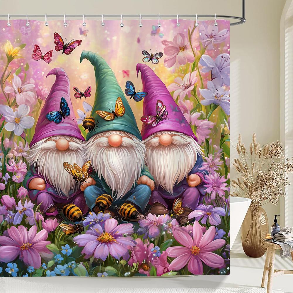 Zimowe Świąteczne Zasłony Prysznicowe Miasto Ulica Bałwan Śnieżna Góra Sceneria Nowy Rok Boże Narodzenie Wystrój Domu Łazienki Zestaw Zasłon Kąpielowych