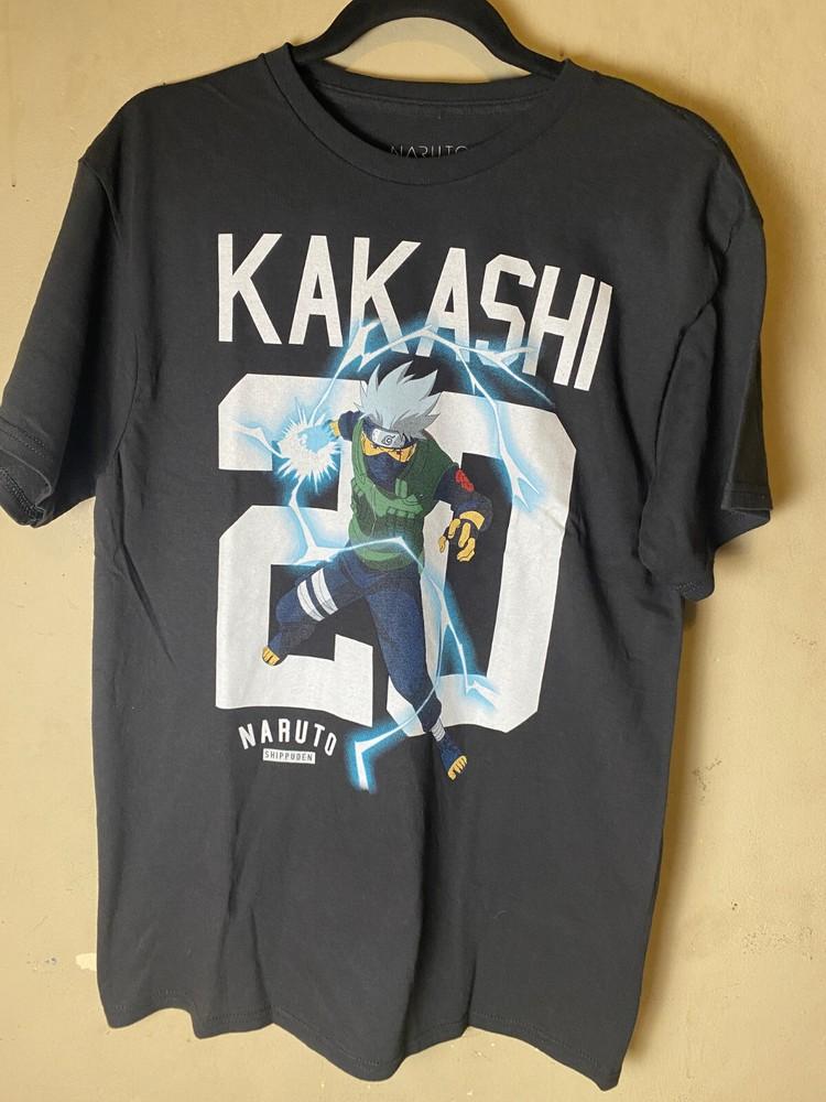 NARUTO Shippuden KAKASHI 20 Collection Shirt Anime Viz Media Tee- NWT Unisex T-Shirt S