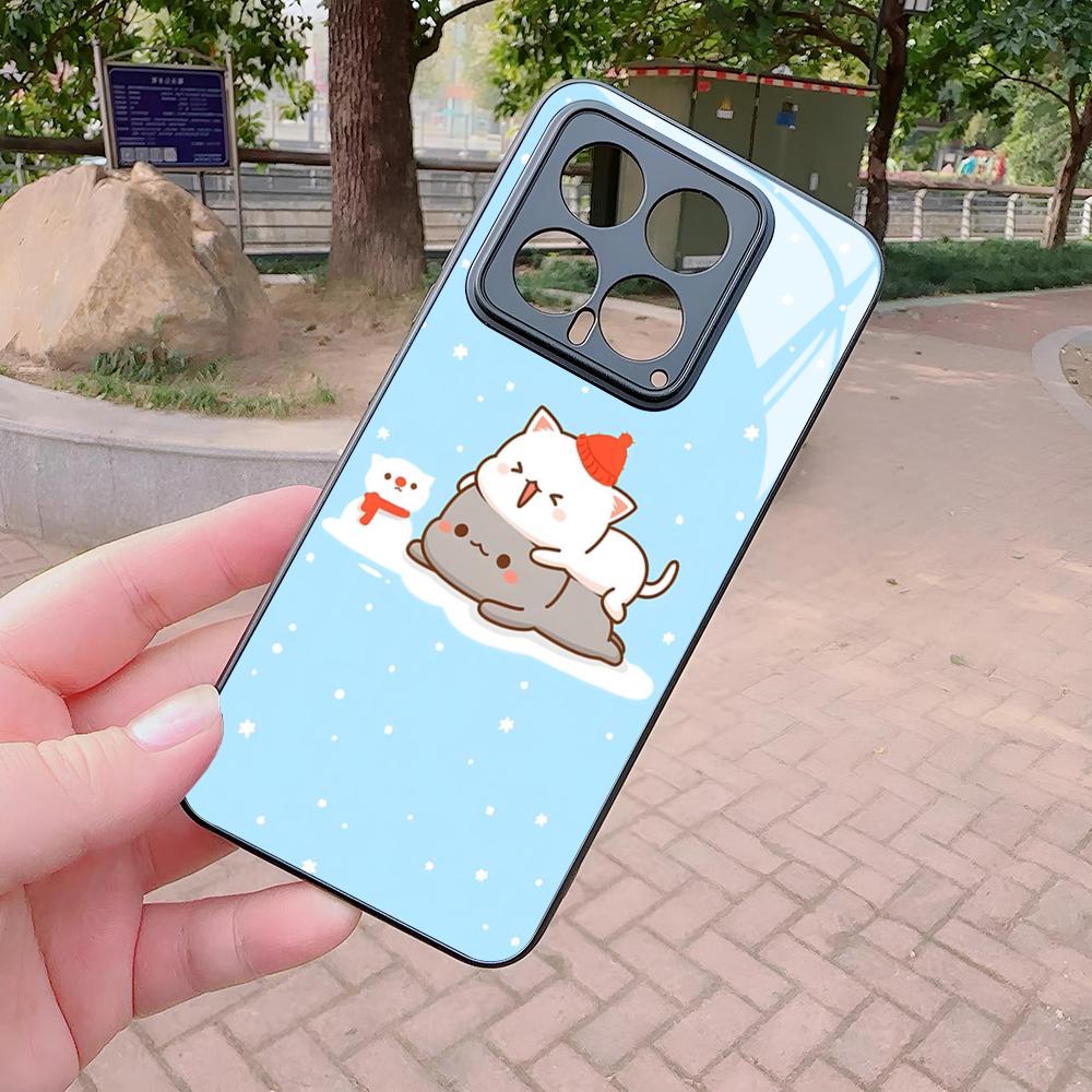 

Mocha Mochi Phone Case for Xiaomi Redmi Note 14 13 12 14c 13c 13x A5 A3 A2 Pro plus glass Cover Redmi A3