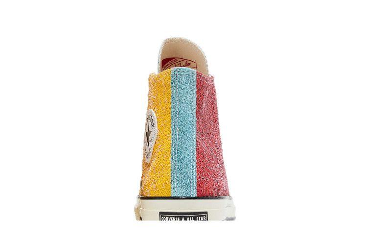 Converse Chuck Taylor All Star 70 Hi JW Anderson Glitter Yellow Red