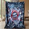 Bayern Munich Theme Blanket Soft Flannel Blanket Plush Throw Blanket Cozy Sofa Bed Blanket for Home Decor