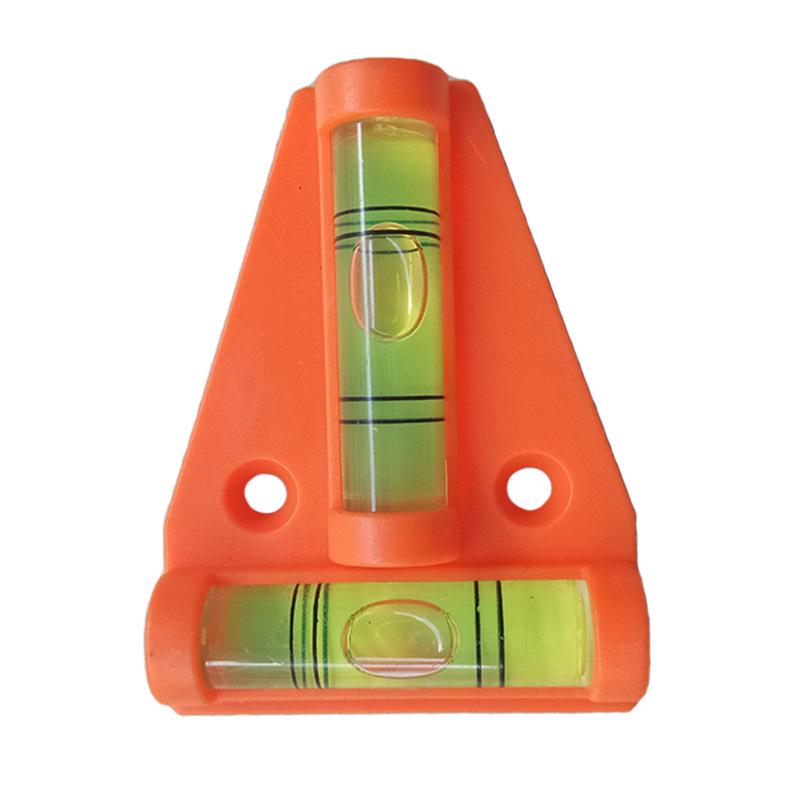 Double-sided T-shaped Bubble Level with Mounting Holes for Precise Balance Measurement