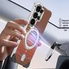 Samsung S26 Ultra Kevlar Phone Case: Borderless Metal Button with Rotating Stand