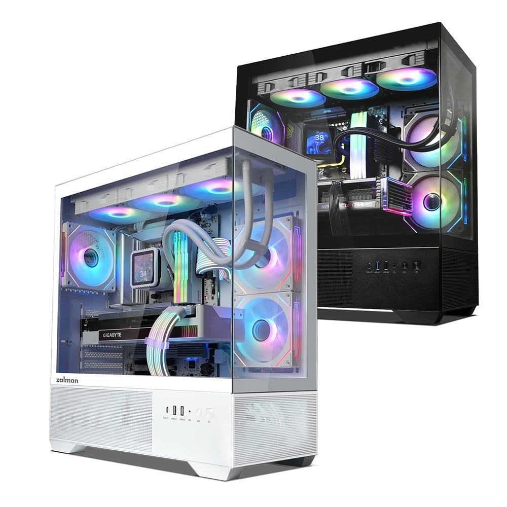 ZALMAN CHRONIX V2 White Mid-Tower PC Case CS9470