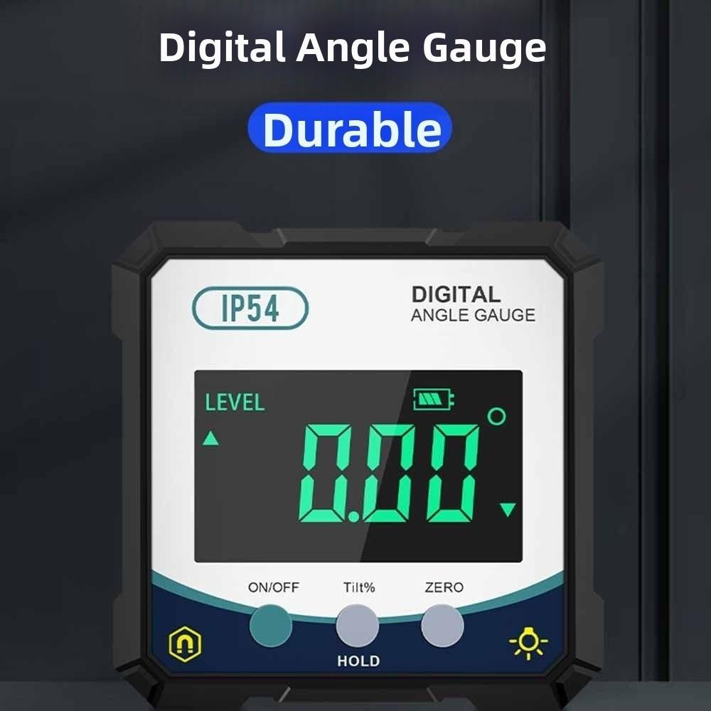 Digital Display Level Angle Gauge With Magnetic Base Angle Finder Inclinometer Box  Woodworking