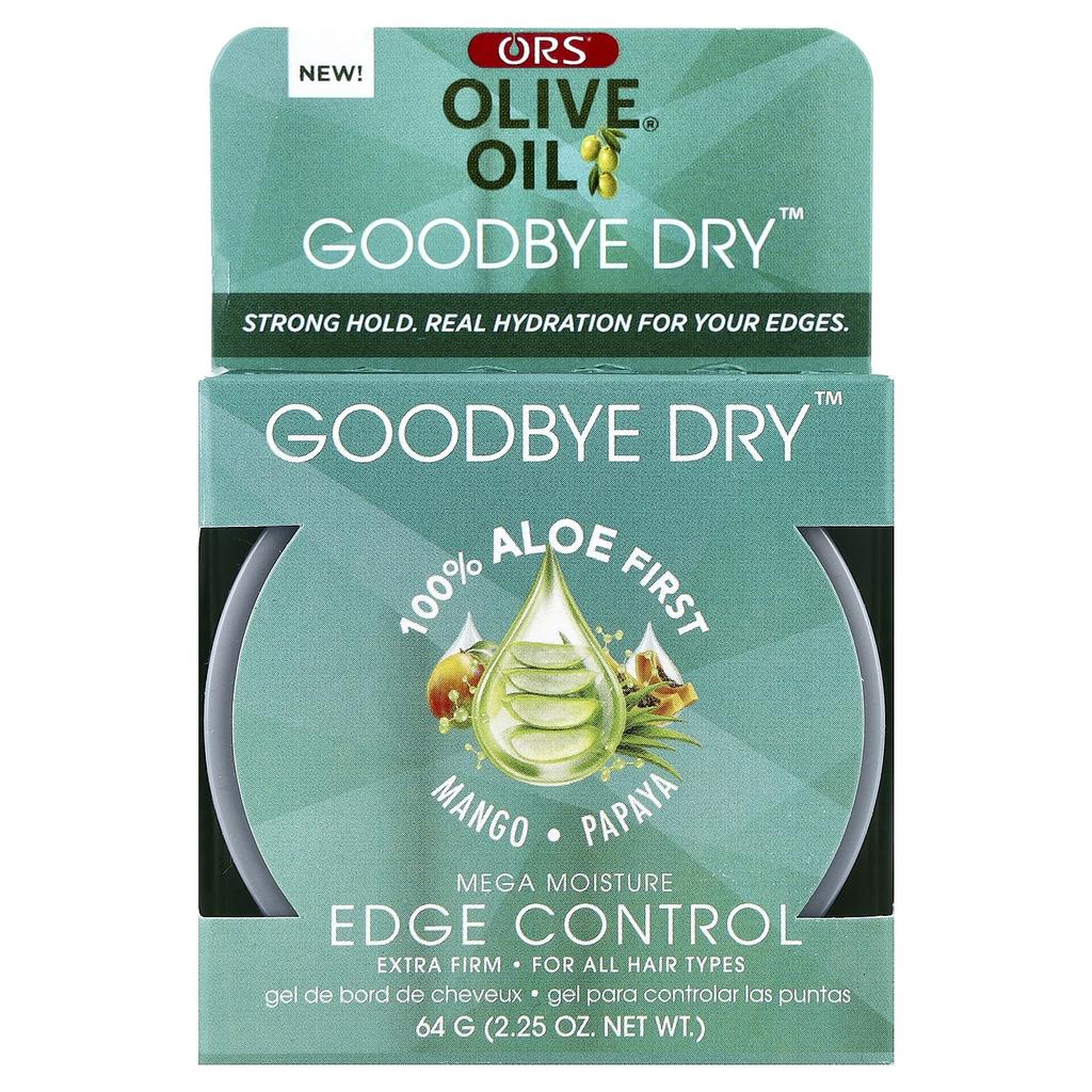 ORS, Olive Oil®, Goodbye Dry™, Edge Control, Extra Perm, For All Hair Types, 64g (2.25oz)