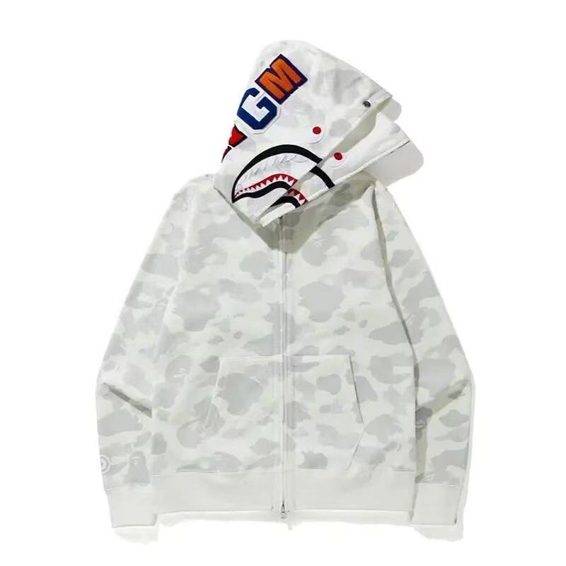 Discount Market Amerikaans Retro Camouflage Hooded Rits-Sweatshirt - Unisex Herfst Bovenkleding Small