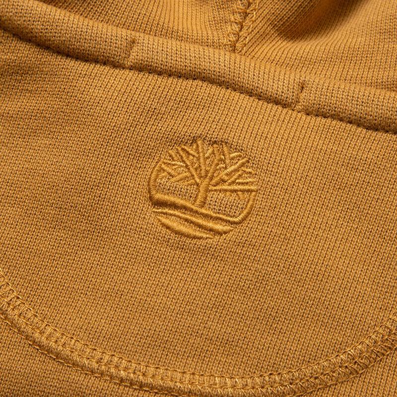 Timberland Einfarbiges lockeres Freizeit-Pullover-Strick-Sweatshirt für Herren Sport draußen Weizen A5VRD-P47