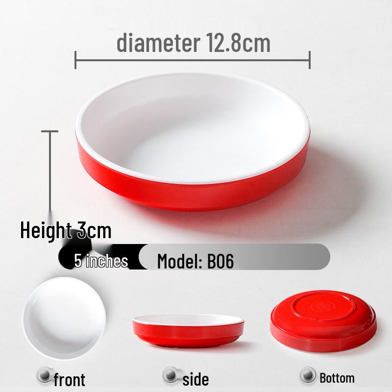 Melamine Imitation Porcelain Steamed Egg Bowl - Durable Small Catering Dish