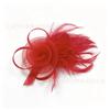 Hot sale, customer style mesh feather headdress, retro versatile headband, horse racing festival team performance hair accessories
