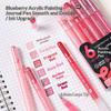 6 Colors Gel Pens Set Acrylic Painting Handbook Marker 1 Set Fine Tip Smooth Writing For School Art Office