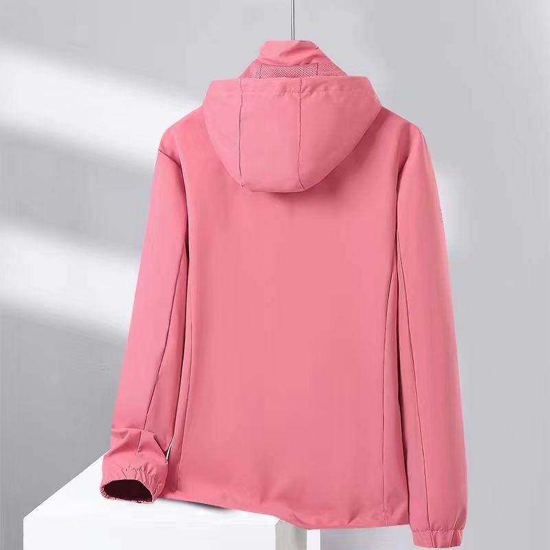 Herren- & Damen-Wasserdichte Sport-Windjacke mit abnehmbarer Kapuze - Frühlings-/Herbstjacke