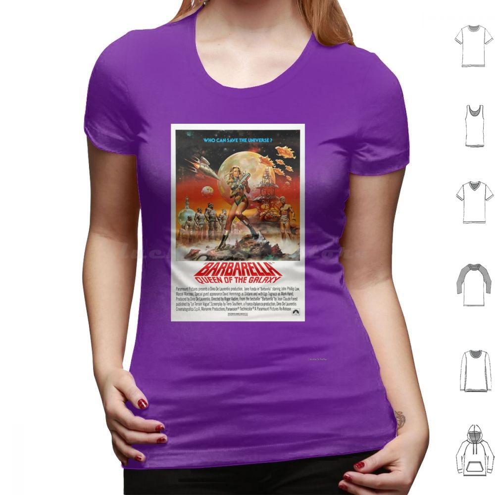 Barbarella  Queen Of The Galaxy T Shirt Men Women Kids 6xl Barbarella Camp Sci Fi Retro Cinema Movie Film Classic Colourful