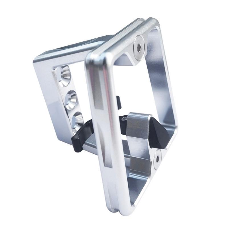 Folding Bike Front Carriers Block Bracket Aluminum Alloys Front Shelf Mount Carriers Bicycles Frame Adapter Easy To Install