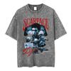 Movie Scarface The World Is Yours Vintage Washed Tshirt Tony Montana Al Pacino Unisex Unisex Clothing Oversized T Shirt Streetwear