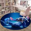 1pc S-Stitch17 Carpet, Round Rug, Comfortable, Suitable for Entryways, Living Rooms, Office, And Bedrooms, Christmas Decoration