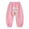 Kawaii Cartoon Printed Boys Baby Dziewczyny długie spodnie z wysokim stanem Casual Harem Pants