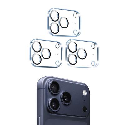 3 ks Tvrzené sklo Ochrana čočky fotoaparátu pro Iphone 17 Pro Max Air 16 Plus 15 14 13 Mini 12 11 17Pro Iphone17 17Promax Ochrana Příslušenství pro telefon