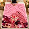 Flannel BlanketLady Gaga Warm Soft Throw Blanket for Indoor Sofa Bed Living Room Use