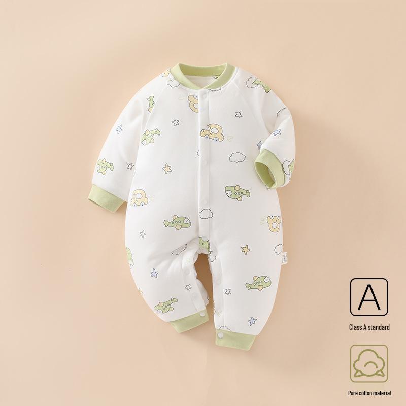 

Стёганый зимний детский комбинезон: Боди из чистого хлопка для новорожденных Size 80 (9-12 Months)