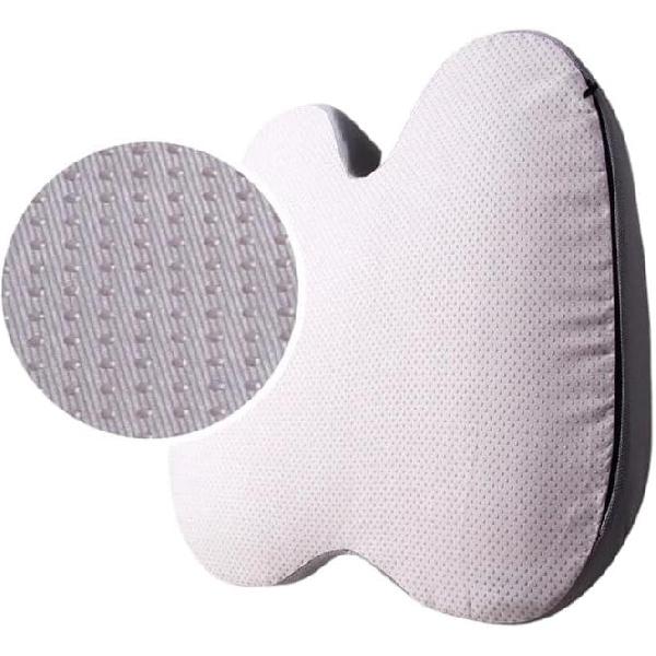 Seat Cushion – Non-Slip Orthopedic Memory Foam Pad for Tailbone, Sciatica & Back Pain Relief, Comfortable Large Pad for Office Chair, Car, Home,