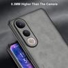 For Vivo V50 Lite Case Luxury PU Leather Phone Case For Vivo V50 Lite 5G Back Cover Matte Silicone Shockproof Full Protection