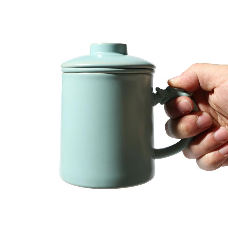 Ru Kiln Ceramic Office Cup