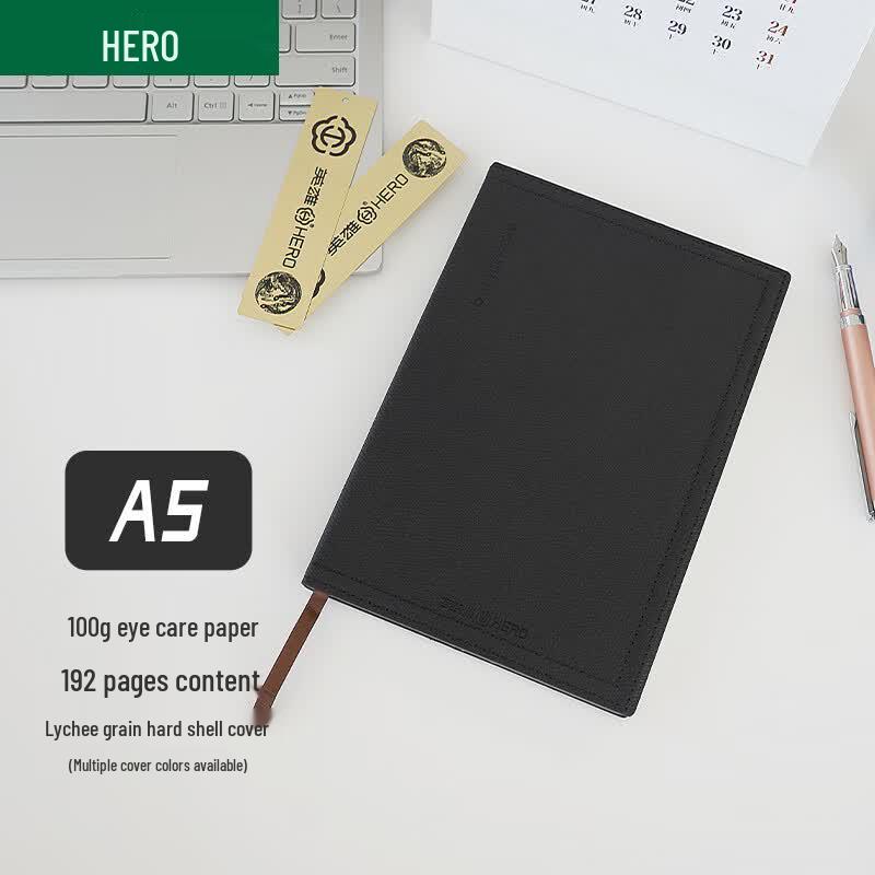 HERO A5 Lined Business Notebook