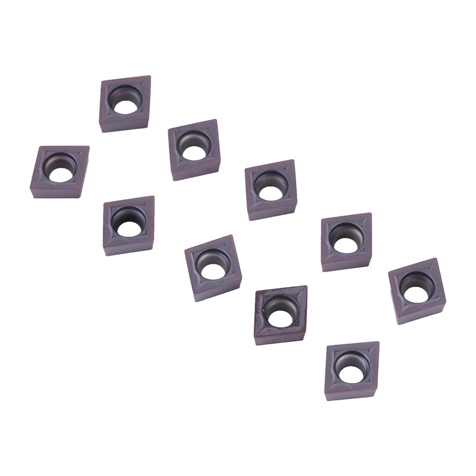 

10 шт. Твердосплавні наконечники з ЧПУ. Вставки. Токарний верстат. Токарний інструмент. CCMT09T304 VP15TF.