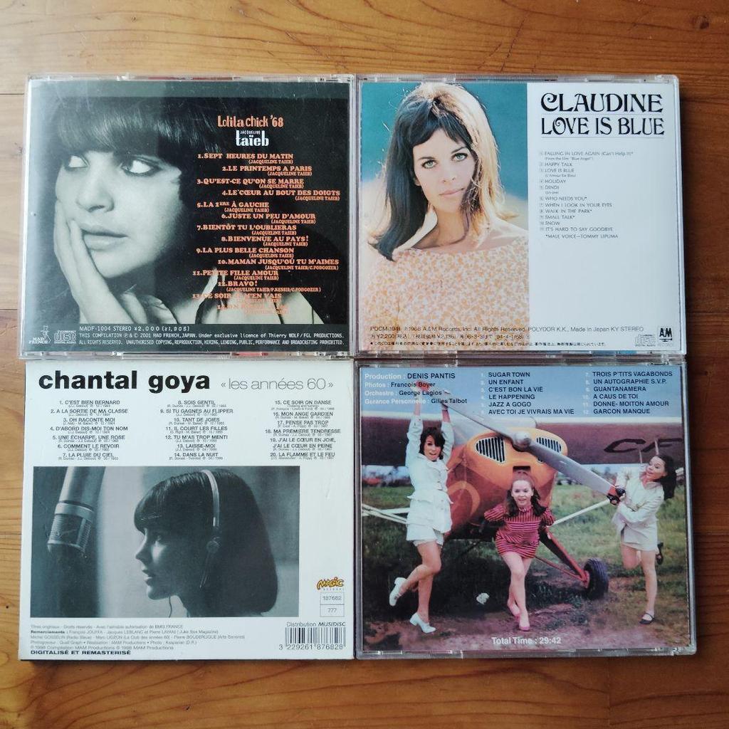 [USED] French pop 4 CDs